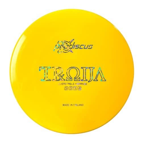 Yellow Prodigy Troja disc golf disc